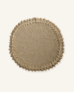 Set de table rond jute - Vignette | Matabledeco