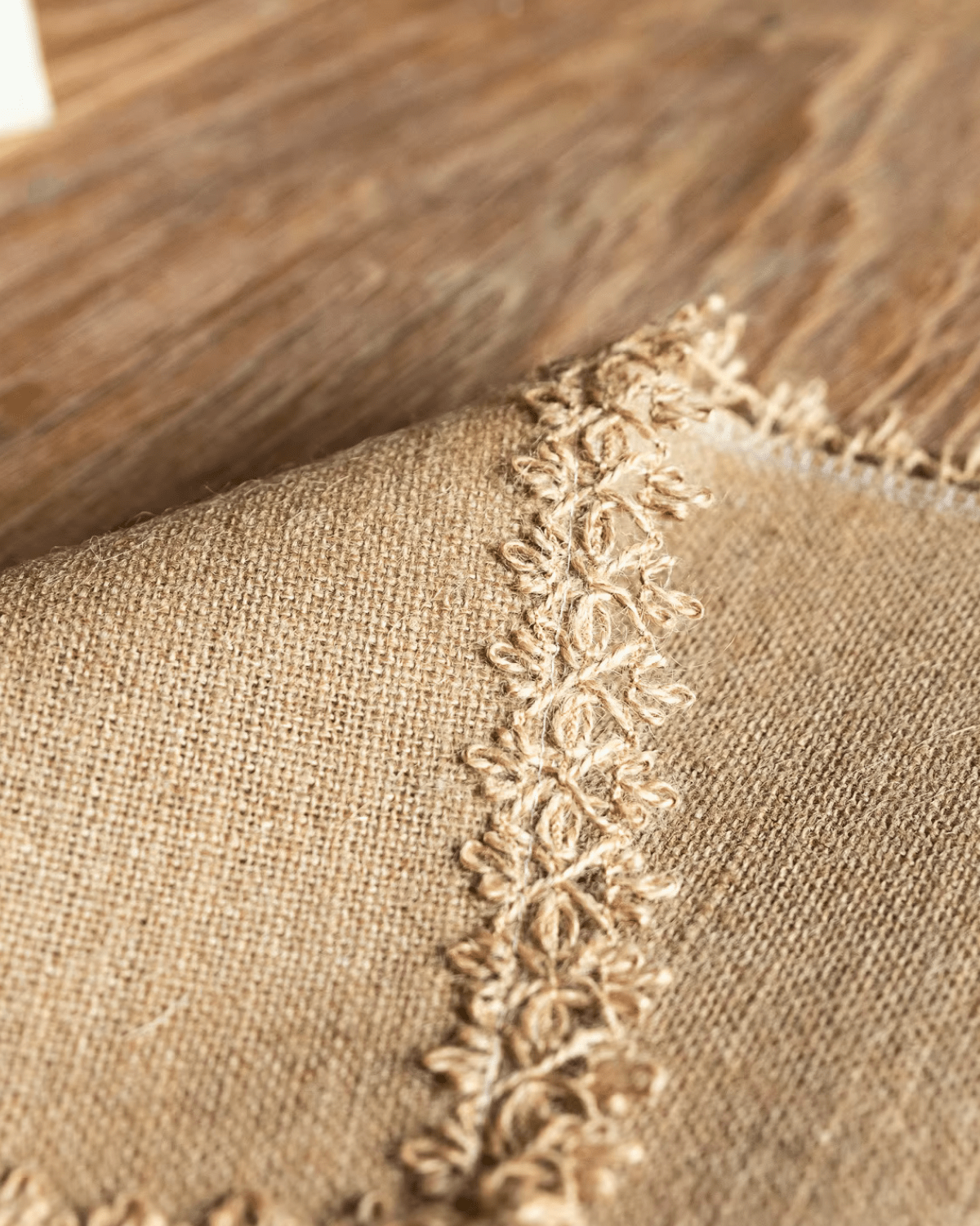 Set de table rond jute Jute - Matabledeco