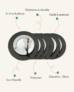 Set de table rond lavable - Vignette | Matabledeco