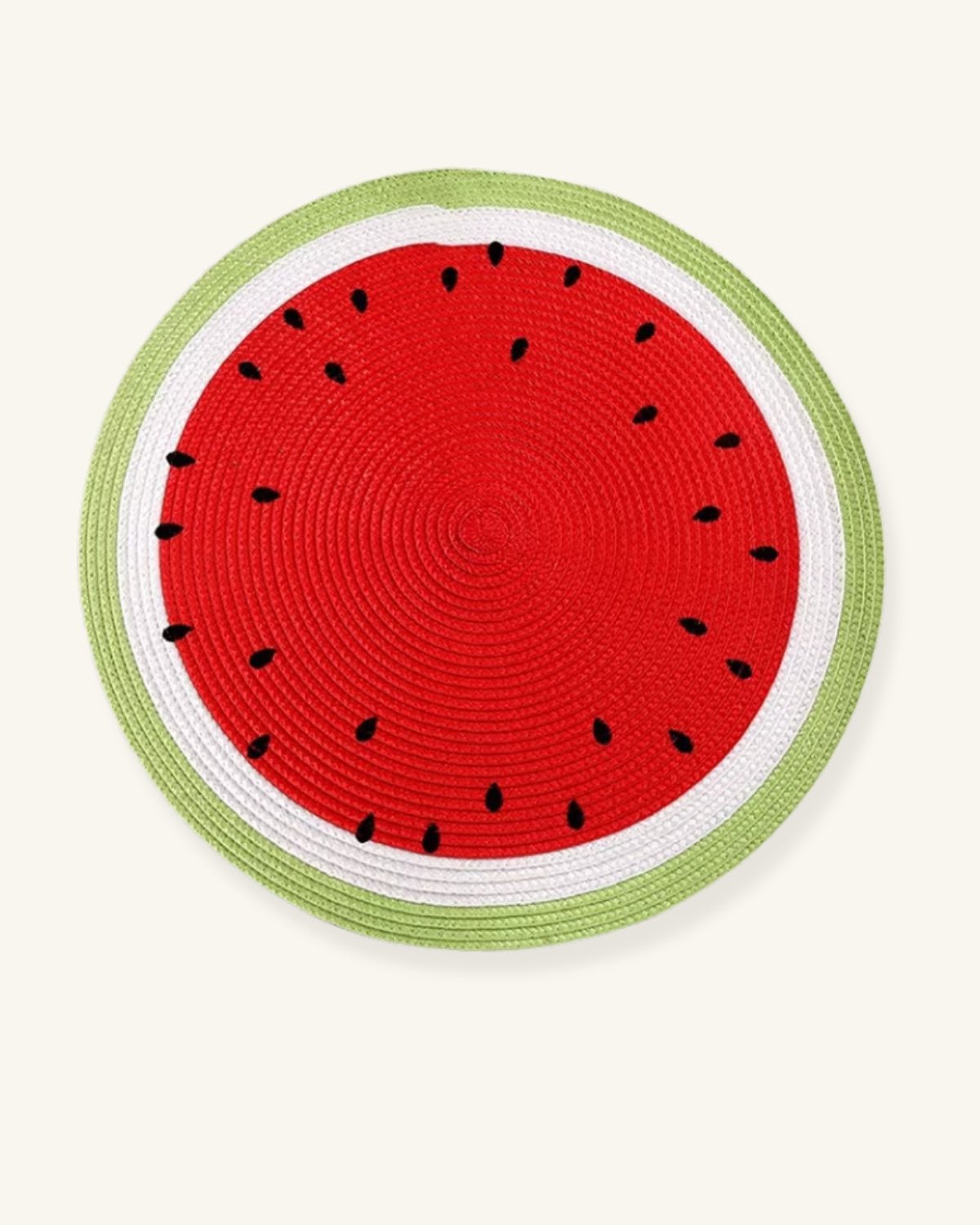 Set de table rond lavable Pastèque - Matabledeco