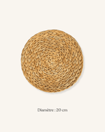 Set de table rond osier - Vignette | Matabledeco