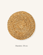Set de table rond osier - Vignette | Matabledeco