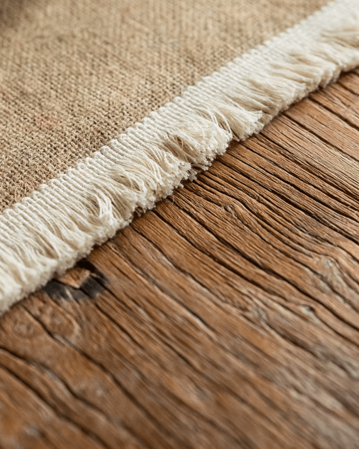Set de table rond toile de jute Jute - Matabledeco