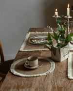 Set de table rond toile de jute - Vignette | Matabledeco
