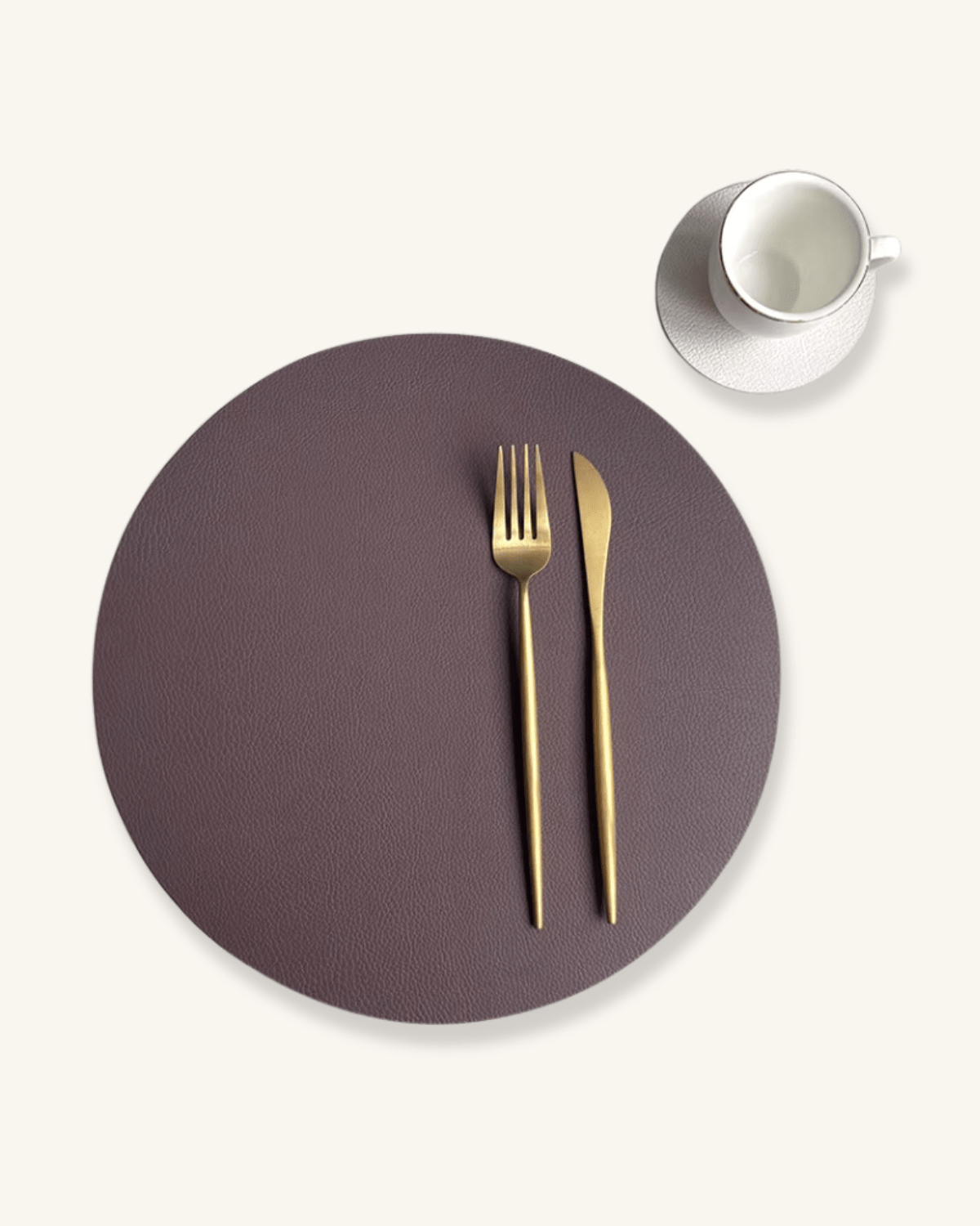 Set de table ronds Chocolat - Matabledeco