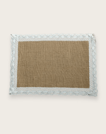 Set de table toile de jute et dentelle - Vignette | Matabledeco