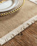 Set de table toile de jute - Vignette | Matabledeco