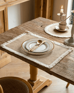 Set de table toile de jute - Vignette | Matabledeco