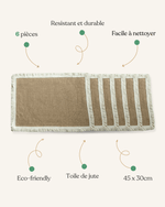 Set de table toile de jute - Vignette | Matabledeco