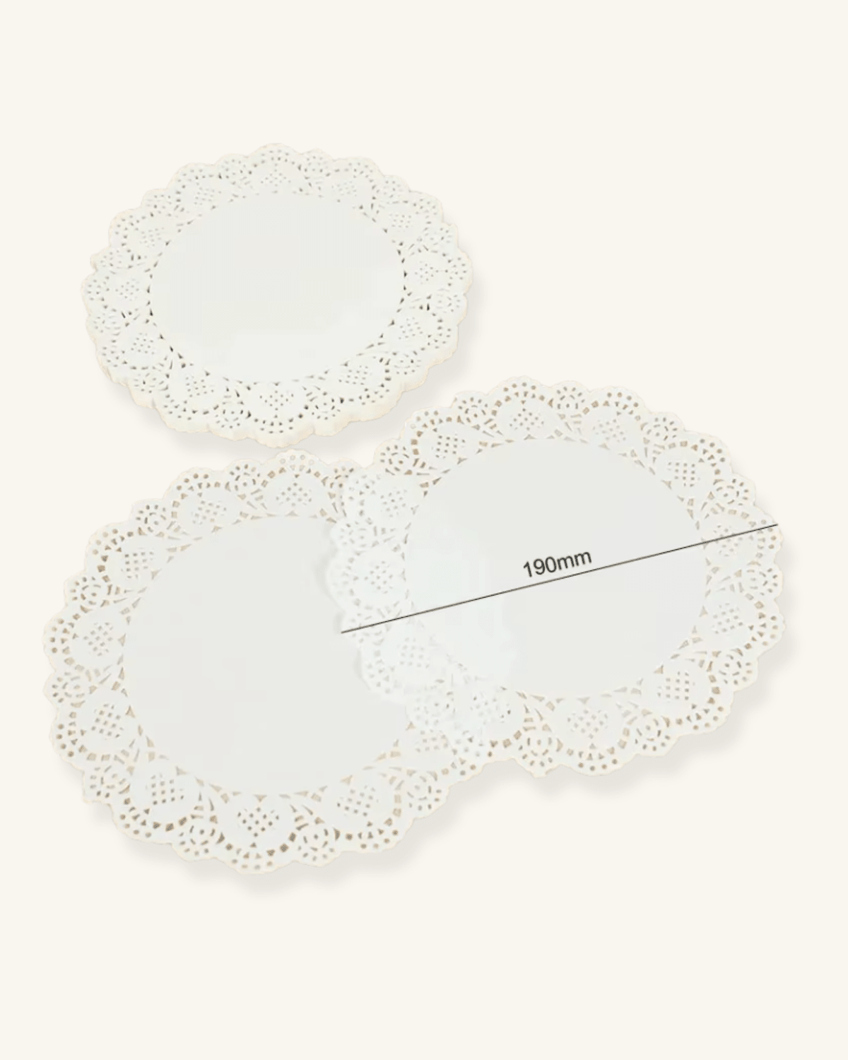 Set de tables papier Blanc - Matabledeco