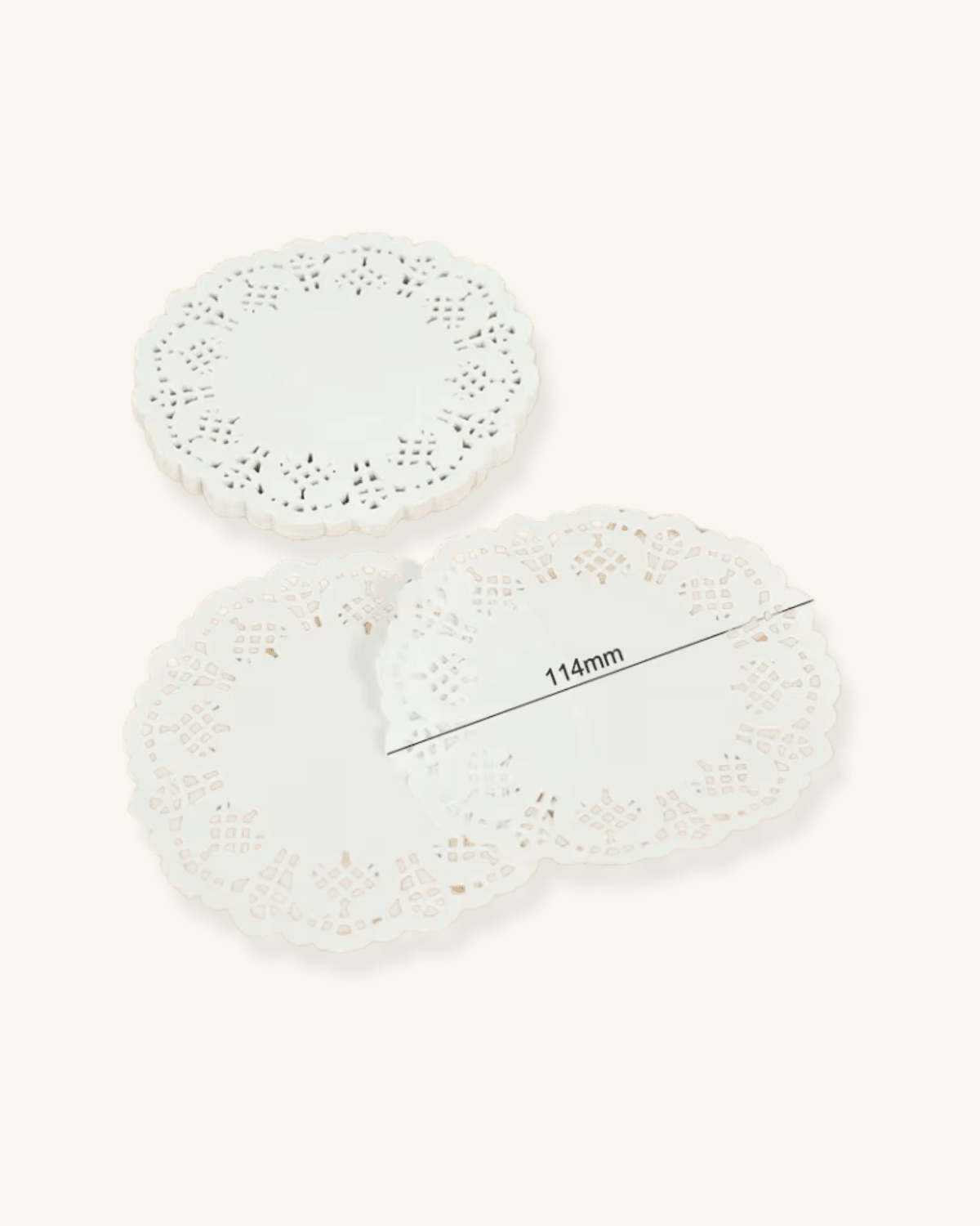 Set de tables papier Blanc - Matabledeco