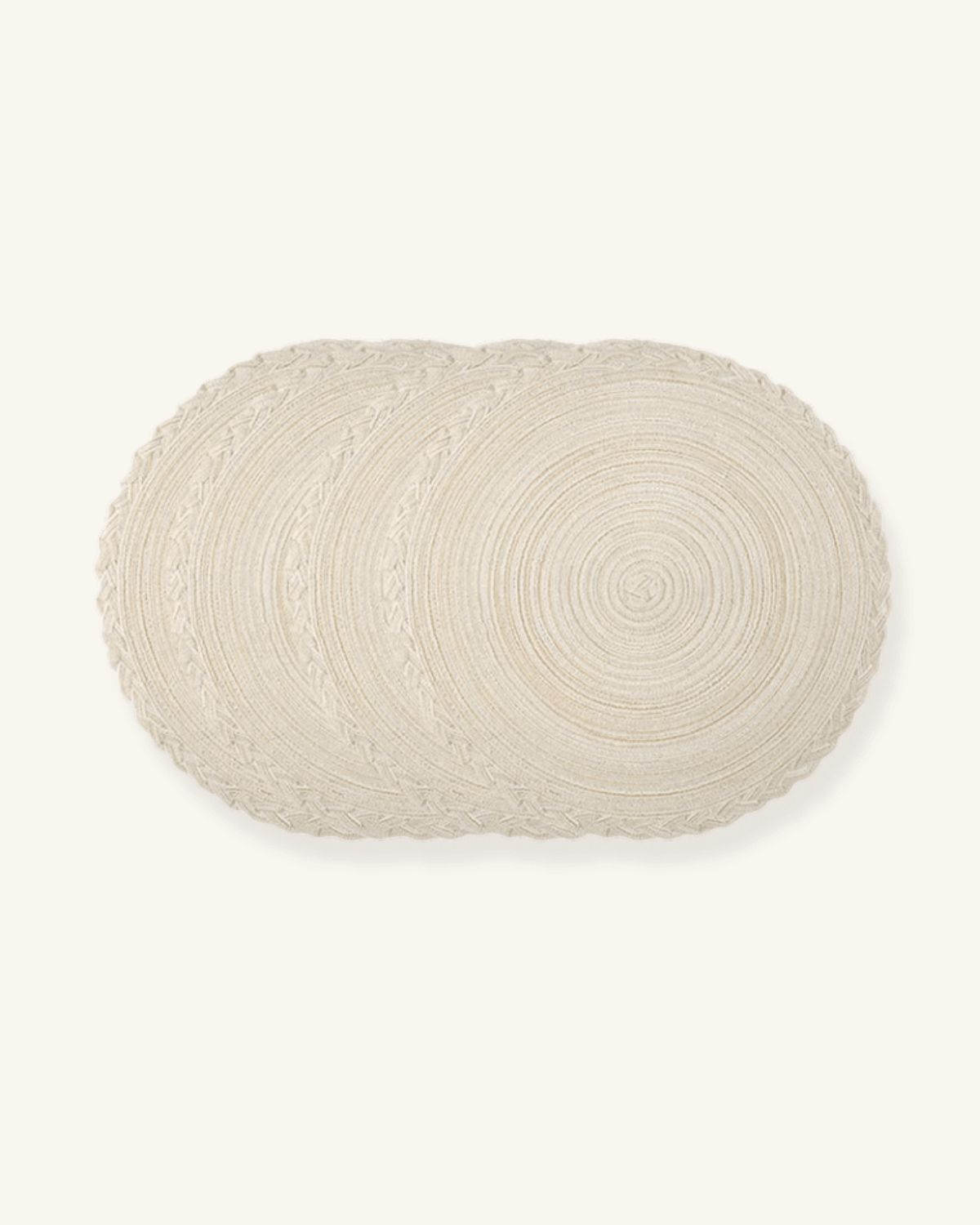 Set de tables ronds Beige - Matabledeco