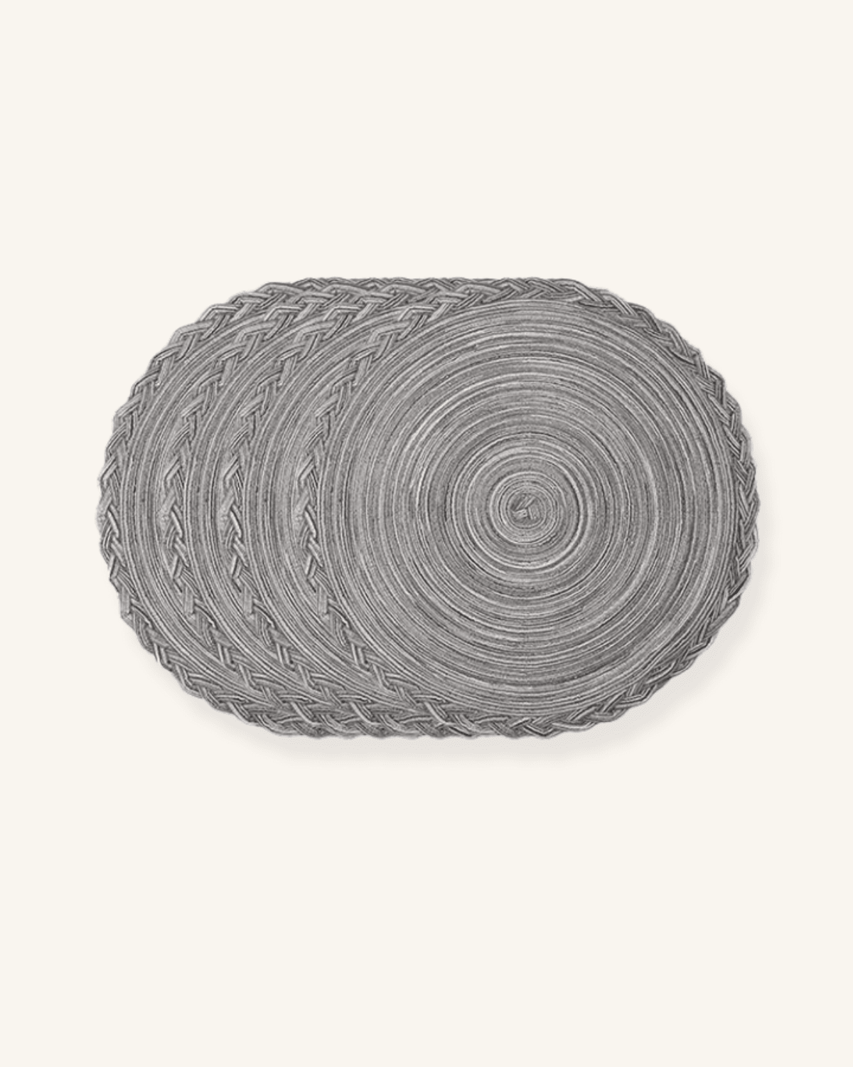 Set de tables ronds Gris - Matabledeco