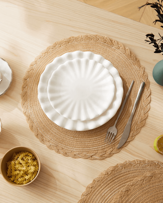 Set de tables ronds Tan clair - Matabledeco