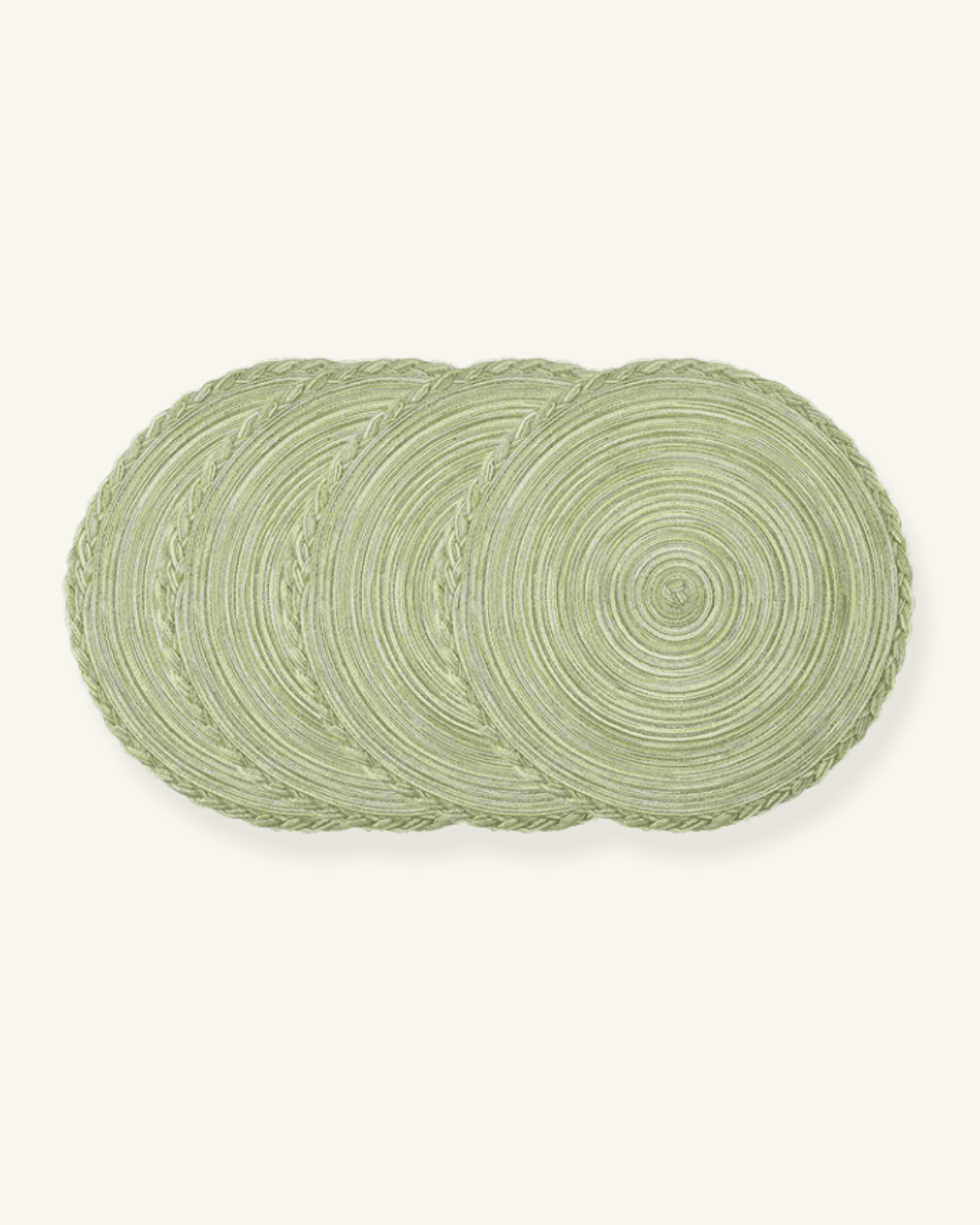 Set de tables ronds Vert - Matabledeco
