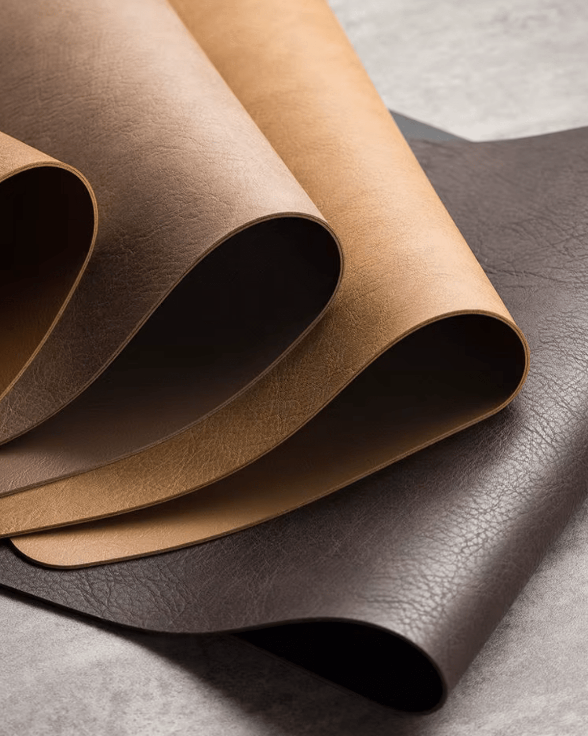 Sets de table aspect cuir Café profond - Matabledeco