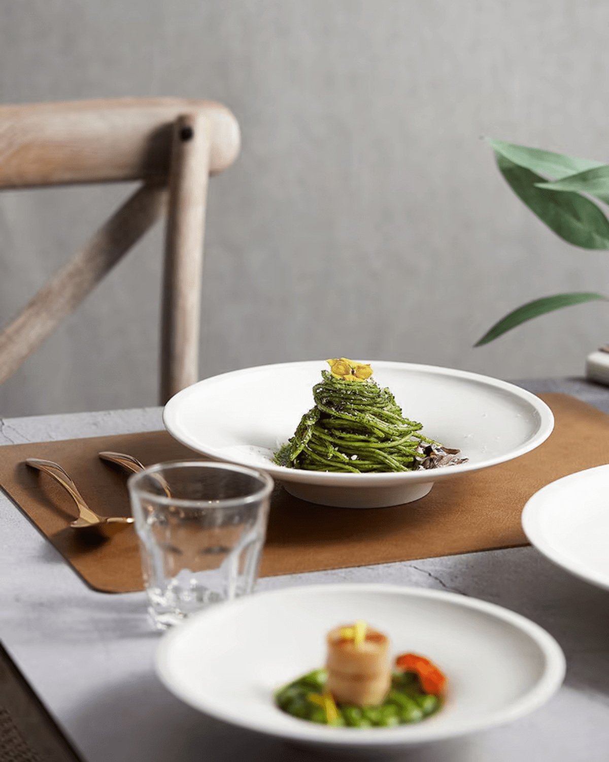 Sets de table aspect cuir Café profond - Matabledeco