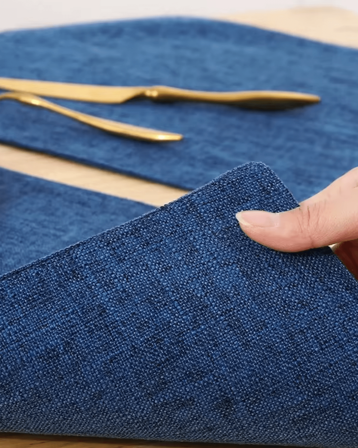 Sets de table chics Bleu profond - Matabledeco