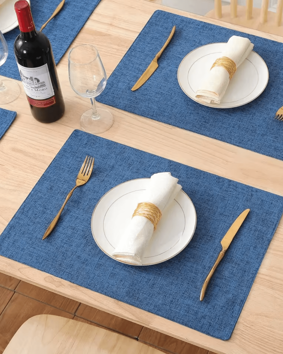 Sets de table chics Bleu profond - Matabledeco