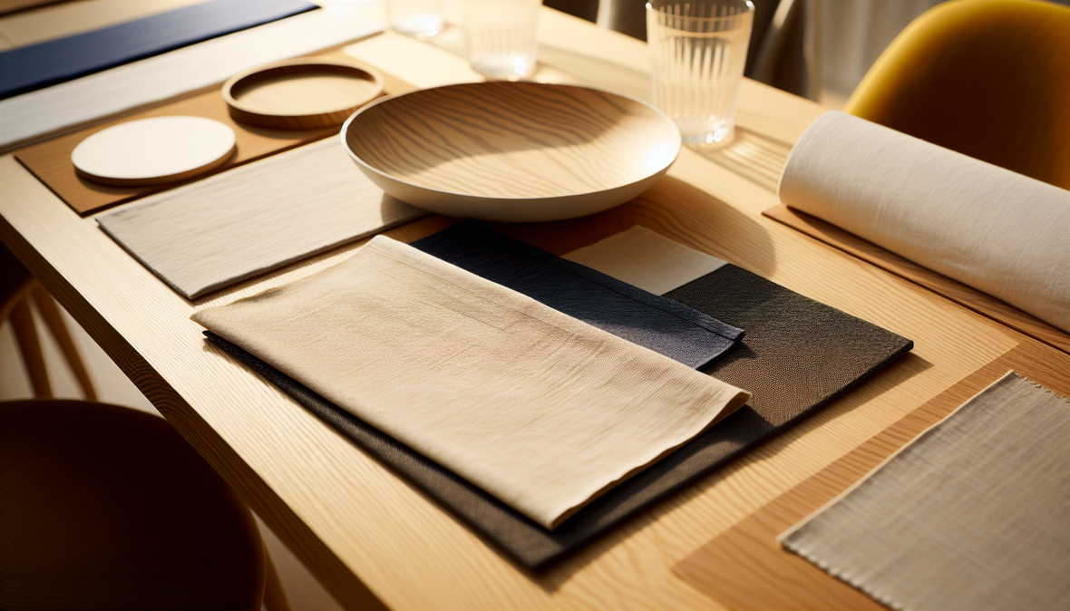 sets de table DIY variés